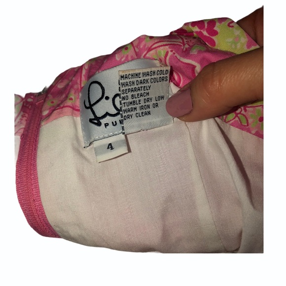 VINTAGE Lilly Pulitzer Dress Beach Blanket Bingo - Picture 5 of 5